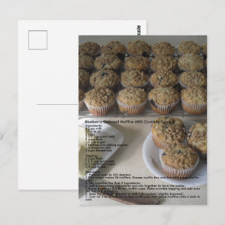 Cartão Postal Aveia-Ave-Muffins
