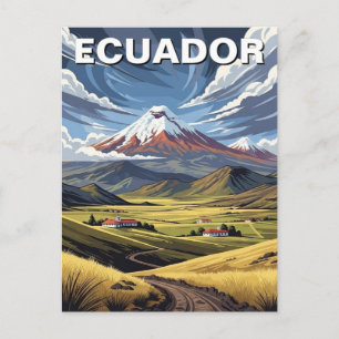 Cartão Postal Avenida dos Vulcões viagem no Equador