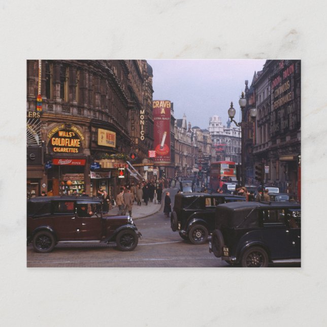 Cartão Postal Avenida Shaftesbury 1949 (Frente)