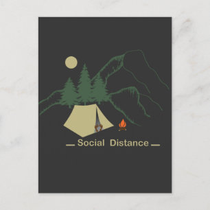 Cartão Postal aventura ao ar livre do campo de vida