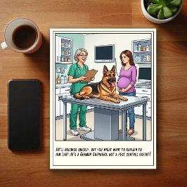 Cartão Postal Aventuras de ER Veterinário Cartoon
