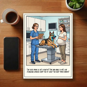 Cartão Postal Aventuras de ER Veterinário Cartoon
