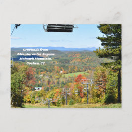 Cartão Postal Aventuras para qualquer Montanha Mohawk, CT