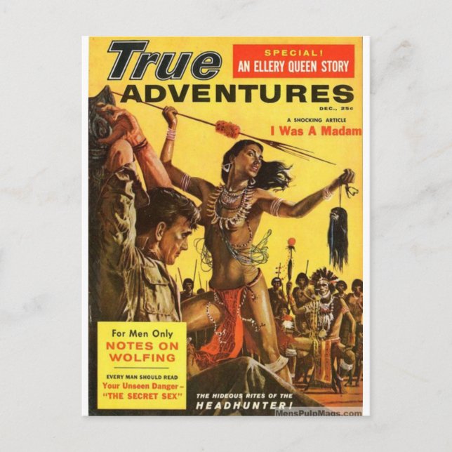 Cartão Postal Aventuras Verdadeiras 2 (Frente)