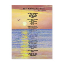 AVES E NAVIOS E NUVENS