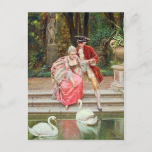 Cartão Postal Aves Graciosas - Soulacroix