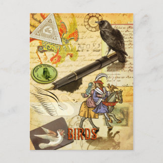 Cartão postal "Aves" Lenormand