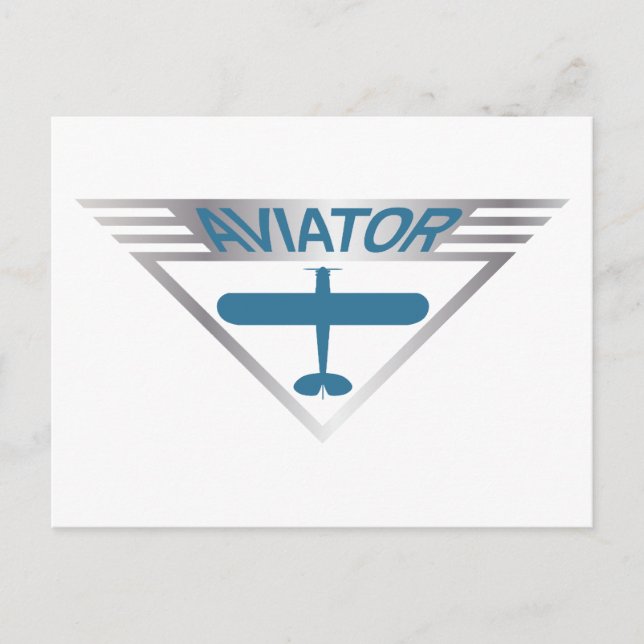 Cartão Postal Aviador (Frente)