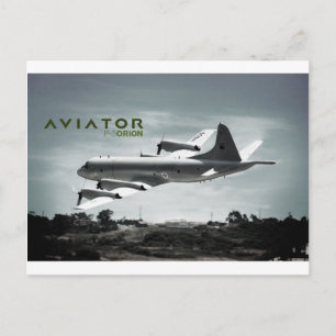 Cartão Postal Aviador P3 Orion