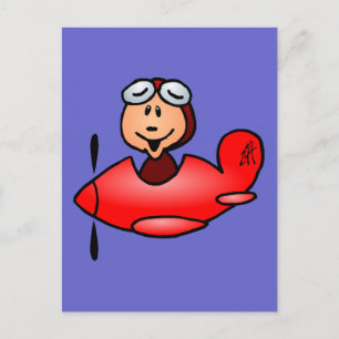 Cartão Postal Avião