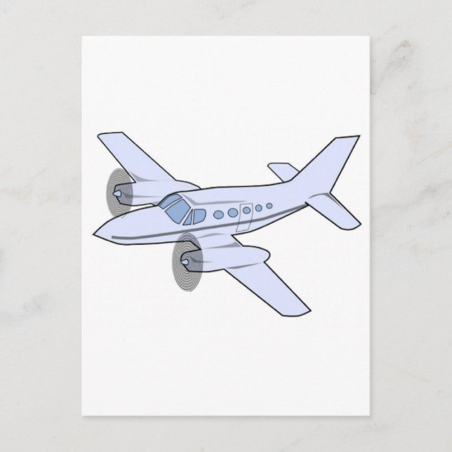 Cartão Postal Avião (Frente)