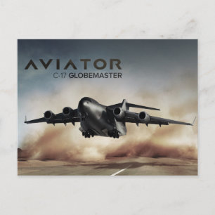 Cartão Postal Avião de carga global C-17