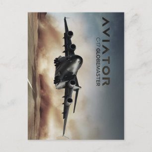 Cartão Postal Avião de carga global C-17