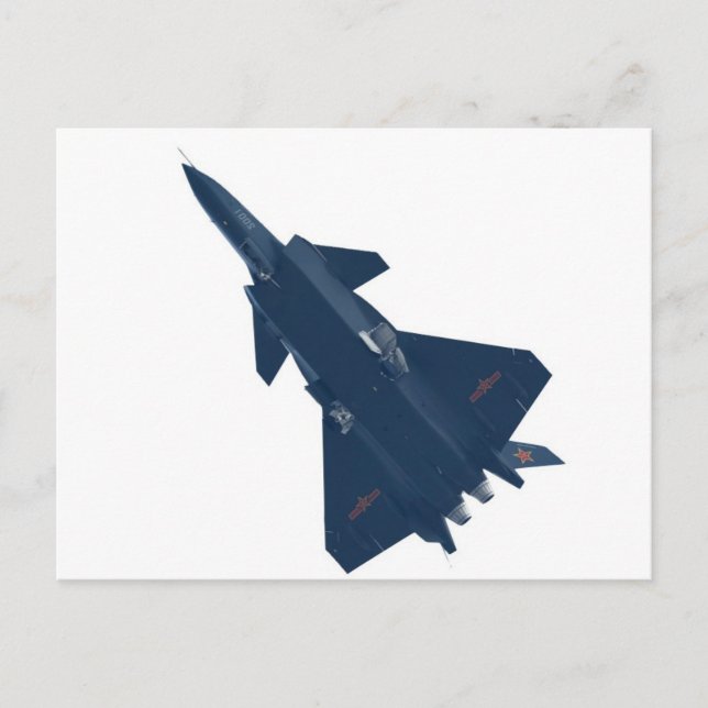 CARTÃO POSTAL AVIÃO DE COMBATE RUSSO (Frente)