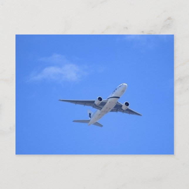 Cartão Postal Avião de Linha (Frente)