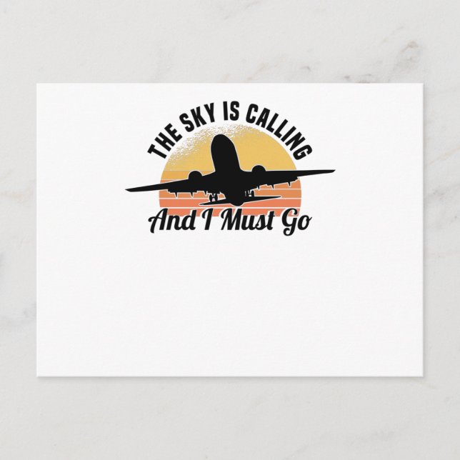 Cartão Postal Avião-Piloto, Voador-Piloto, Que Diz HobbyPilot (Frente)