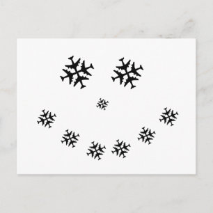 Cartão Postal Avião SNOWMAN