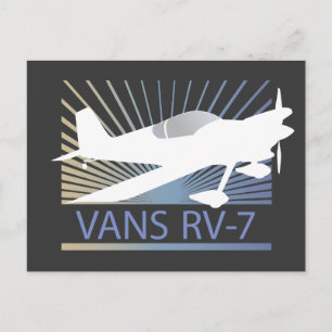 Cartão Postal Avião Vans RV-7