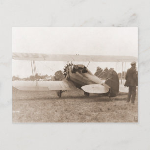 Cartão Postal Avião Vintage