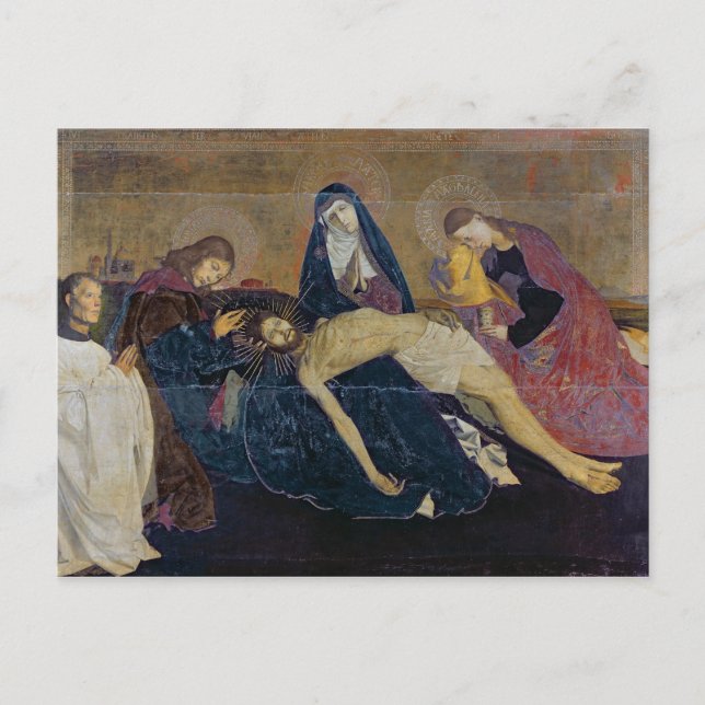 Cartão Postal Avignon Pieta, 1450-60 (Frente)