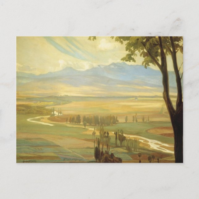 Cartão postal "Avila Morning" de Rivera (Frente)