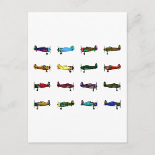 Cartão Postal aviões