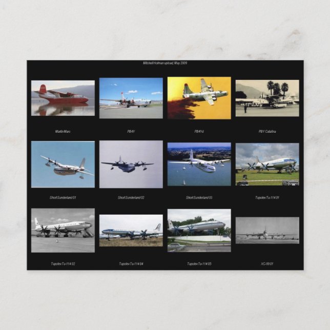 Cartão Postal Aviões (Frente)