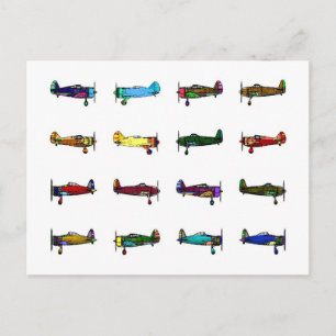 Cartão Postal aviões