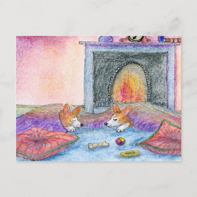 Cartão Postal Avise-nos quando aparecer o primavera (Frente)