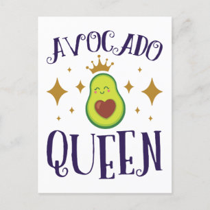 Cartão Postal Avocado Queen