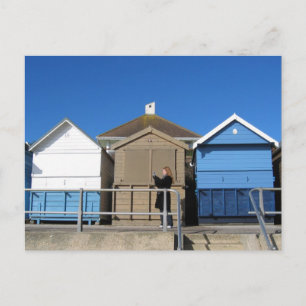 Cartão Postal Avon Beach, Hampshire. Reino Unido. 07.02.04