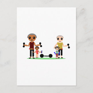 Cartão Postal Avós podem levantar