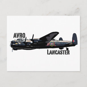 Cartão Postal Avro Lancaster