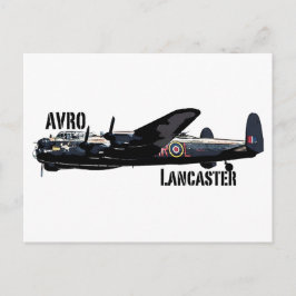 Cartão Postal Avro Lancaster