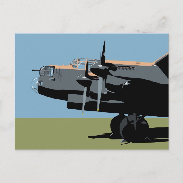 Cartão Postal Avro Lancaster Bomber (Frente)