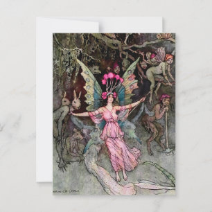 Cartão Postal “Away Down Under” por Warwick Goble