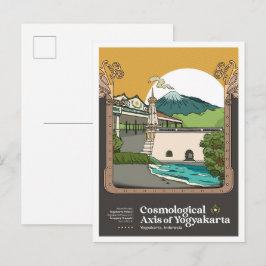 Cartão Postal Axis of Yogyakarta Indonesia Travel