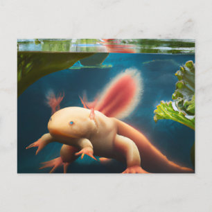 Cartão Postal Axolotl