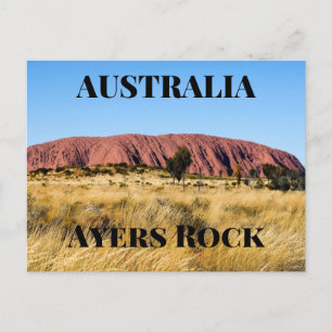 Cartão Postal Ayers Rock Austrália