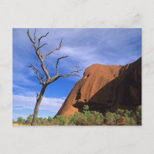 Cartão Postal Ayers Rock Uluru no Outback Austrália
