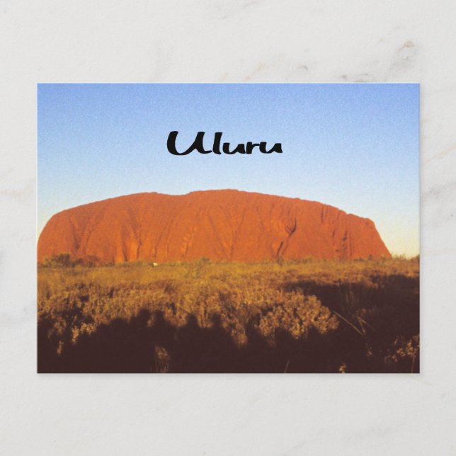 Cartão Postal Ayres Rock (Frente)