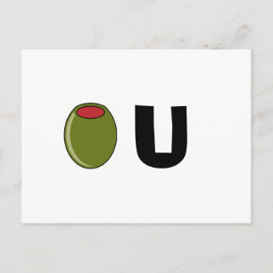 Cartão Postal Azeitona verde