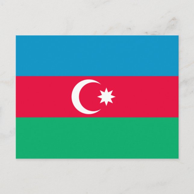 Cartão Postal azerbaijão (Frente)