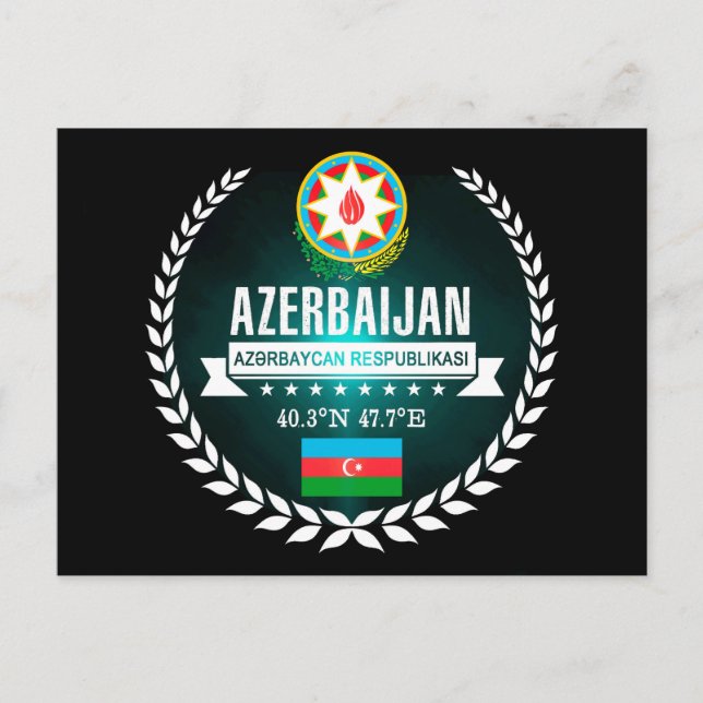 Cartão Postal Azerbaijão (Frente)