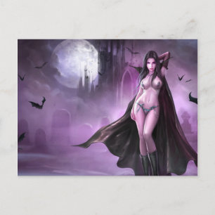 Cartão Postal Azmodeus Vampire Queen, Cartão-postal