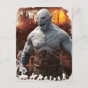 Cartão Postal Azog & Orcs Silhouette Graphic
