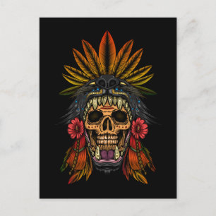 Cartão Postal Aztec Warrior
