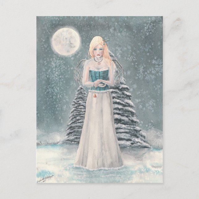 Cartão Postal Azuis de Inverno (Frente)