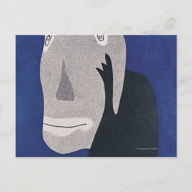Cartão Postal Azul (Frente)