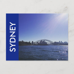 Cartão Postal azul brilhante da sydney